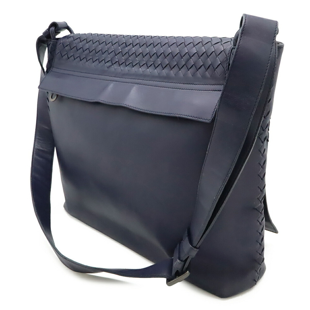 BOTTEGA VENETA Intrecciato Handbag/Shoulder Bag, Leather, Dark Purple, 221065 - Picture 3 of 10